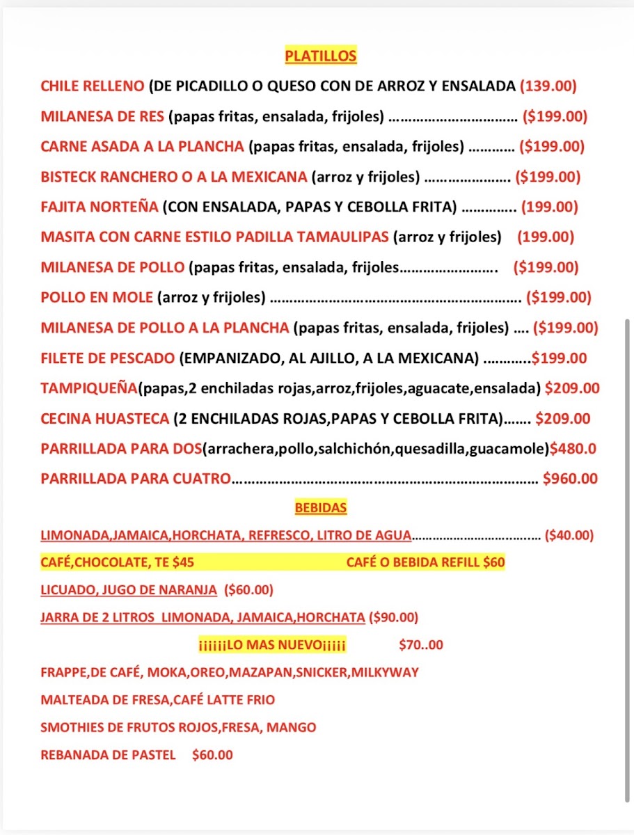 Café Cantón Menu - Image 2