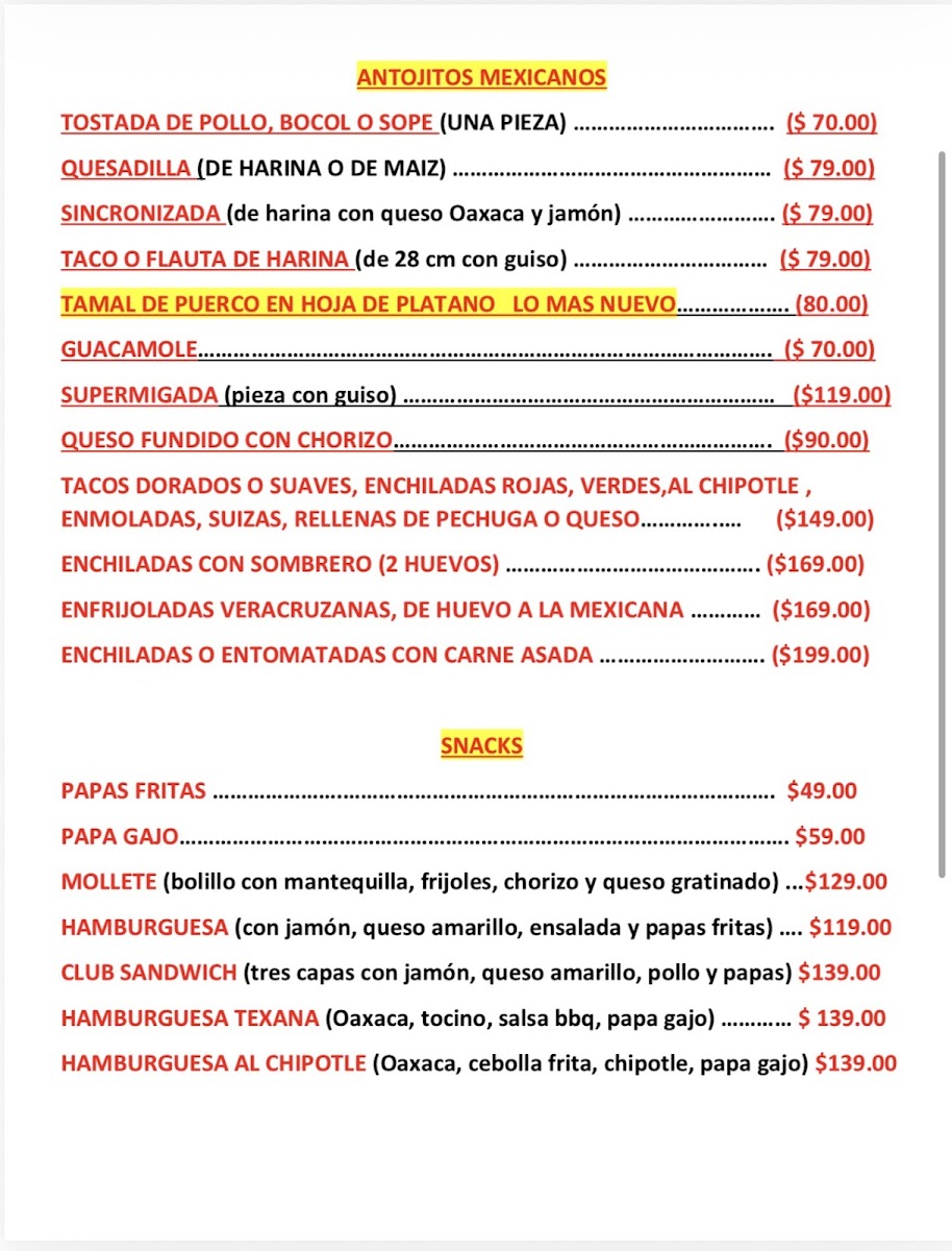 Café Cantón Menu - Image 4